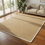 Alfombra de yute con guarda