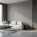 Panel varillado Wall panel simil madera GRIS - Imagen 2