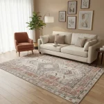 Alfombra Dhurrie clasica 1.60 x 2.30 estilo persa