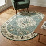 Alfombra Ovalada 0.90 x 1.50 clasica ( 526)