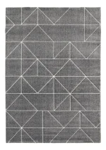 Alfombra Play 1.60 X 2.30 Microfibra Soft Touch gris oscuro - Imagen 3