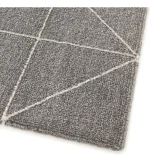 Alfombra Play 1.60 X 2.30 Microfibra Soft Touch gris oscuro - Imagen 4