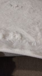 Alfombra Alpaca lisa blanca 1.40 x 2.00 - Imagen 2