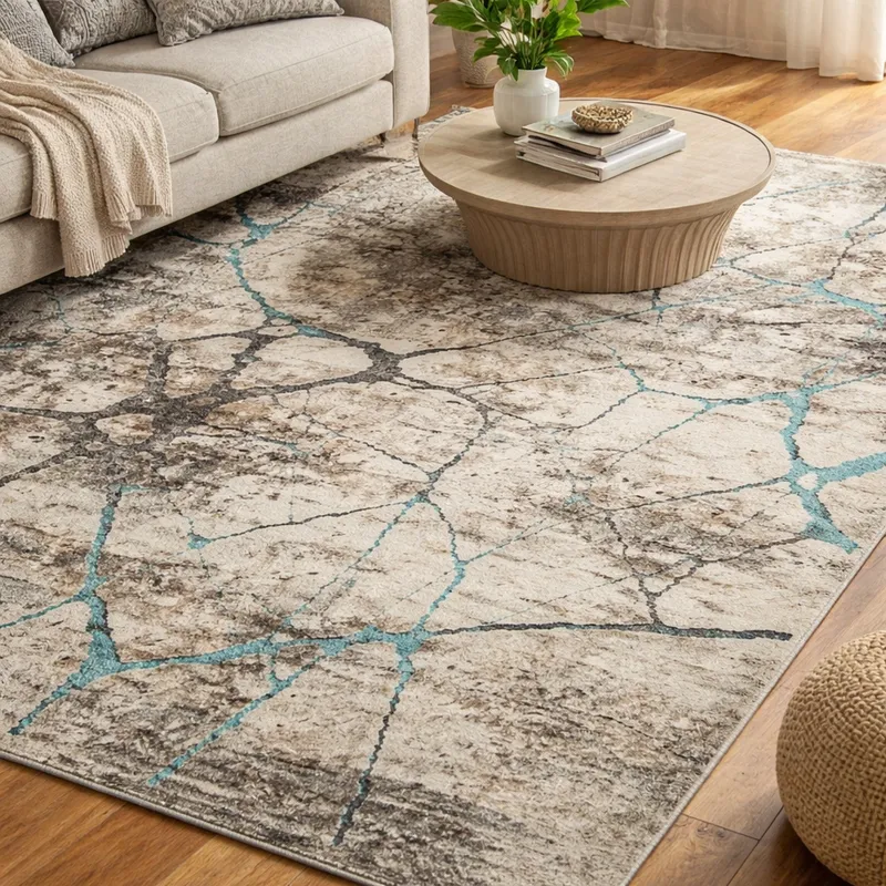 glaciar mcg 6887 Alfombra Glaciar 1.60 x 2.30 moderna super soft (6887) - Imagen 1