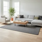Alfombra simil sisal Zig Zag 2.00 x 3.00 GRIS OSCURO