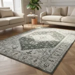 Alfombra Clasica Persa 1.60 x 2.30 antidesliz Impresa (6683)