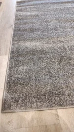 Alfombra Alma lisa, pelo cortado 2.00 x 2.80 gris oscuro - Imagen 2