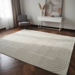 Alfombra geometrica natural 1.60 x 2.30 (6821)