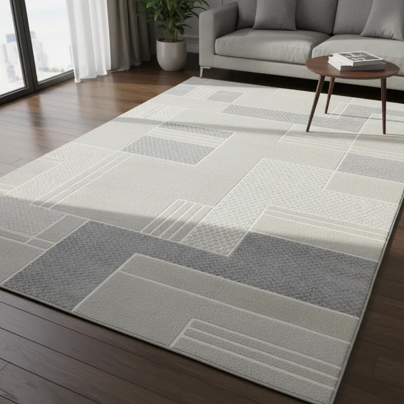 mcg 7051 Alfombra soft 1.60 x 2.30 geometrica (7051) - Imagen 1
