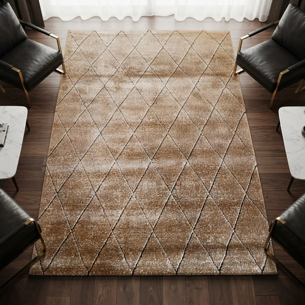 mcg 50 Alfombra pelo cortado geometrica 1.40 x 2.00 (50) - Imagen 1