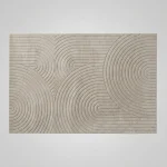 Alfombra natural 1.60 x 2.30 con relieve (7055)