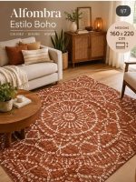 Alfombra Boho rustica 1.60 x 2.20