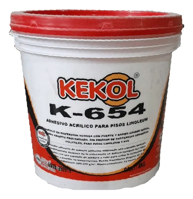 kekol 654 Adhesivo Contacto Kekol K-654 Piso Vinílico 4 kilos - Imagen 1