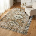 Alfombra tejido plano simil yute 1.60 x 2.30 apta galeria